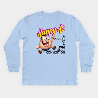 Happy Midget Kids Long Sleeve T-Shirt